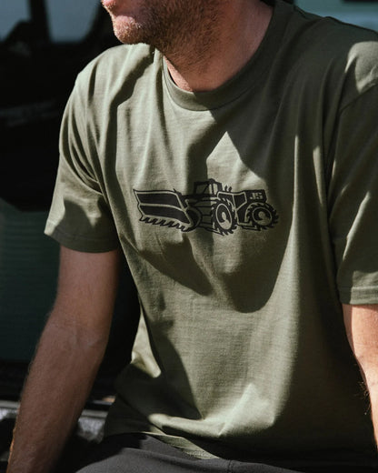 JS INDUSTRIES TRAKTOR TEE - ARMY