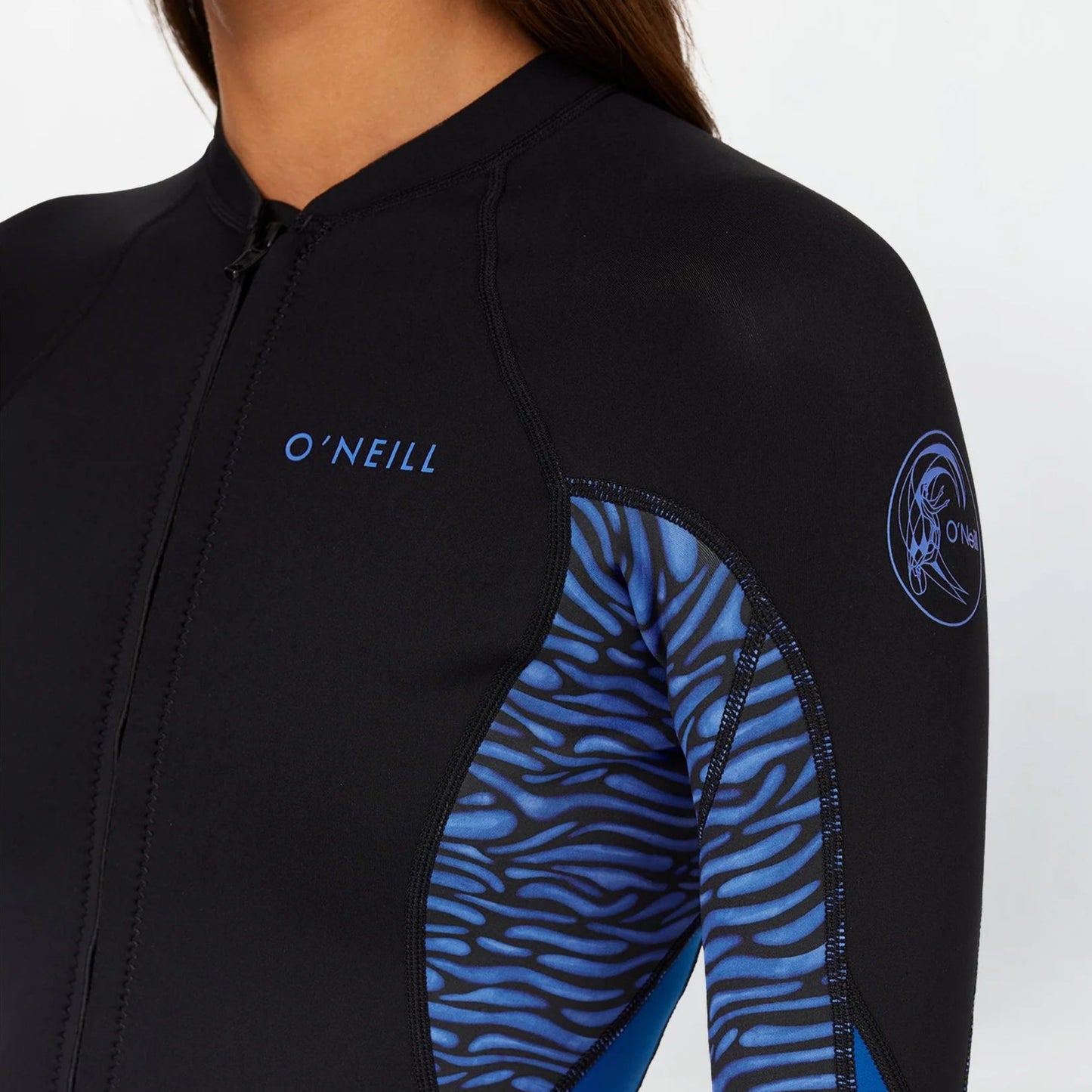 O'NEILL WMNS BAHIA FULL ZIP 1.5MM JACKET - JUNGLE SURF