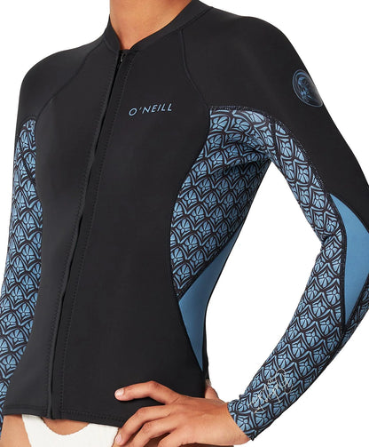 O'NEILL WMNS BAHIA FULL ZIP JACKET 1.5MM 2025 - ALOHA TILE