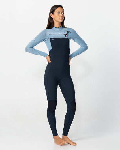 O'NEILL WMNS HYPER FIRE 4/3MM CZ FULL - FADED DENIM