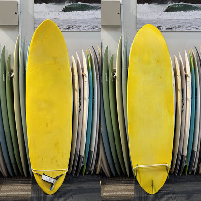 YELLOW SURFBOARD 6'10" 50L EPOXY FCS