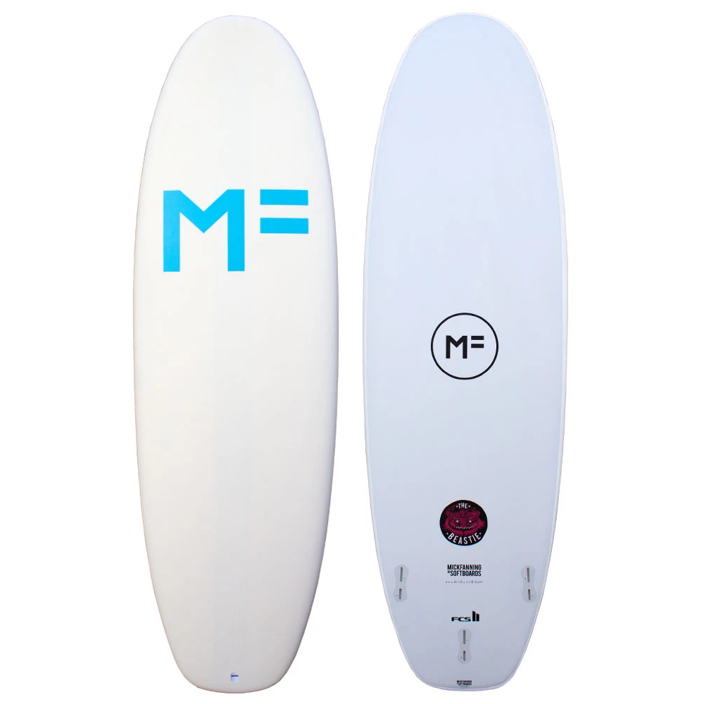 MICK FANNING SOFTBOARD 7'6" BEASTIE WHITE