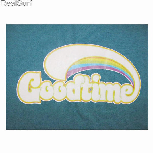 Retro GOODTIME T-Shirt - Turquoise