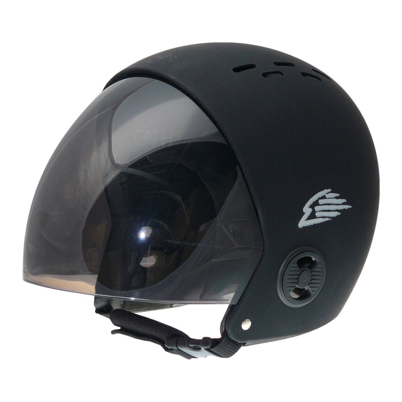 GATH RETRACTABLE VISOR HELMET BLACK 2021