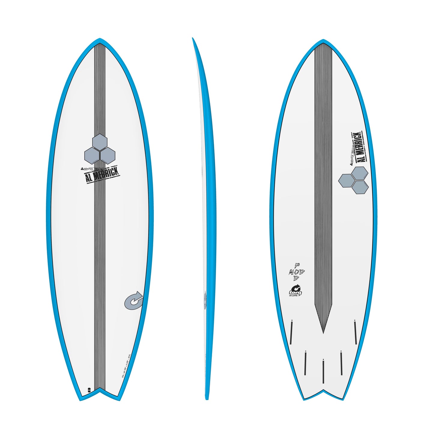 TORQ CHANNEL ISLANDS POD MOD BLUE RAILS 6'6"