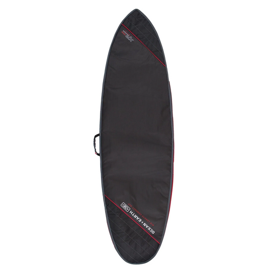 O&E COMPACT DAY MIDLENGTH COVER BLACK/RED