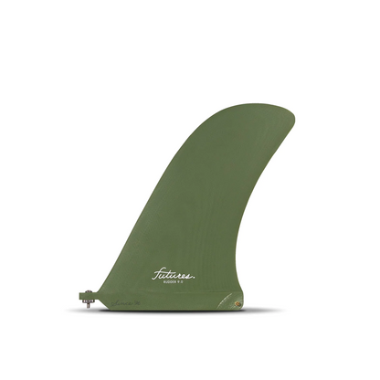 FUTURES RUDDER FIBREGLASS 9" SINGLE - HUNTER GREEN