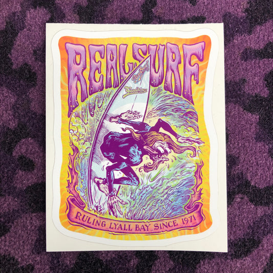 REAL SURF BACKHAND ATTACK STICKER A6