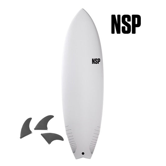 NSP PROTECH FISH 5'6" WHITE 33L