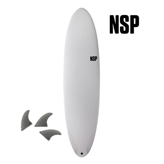 NSP PROTECH FUNBOARD 7'2" WHITE 2022